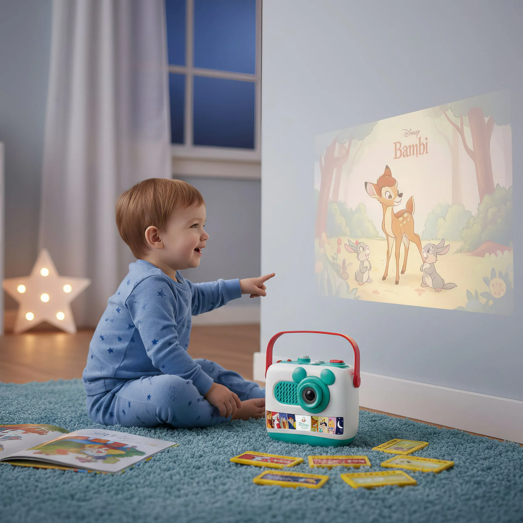 Projecteur et conteur d'histoires Disney Baby - Clementoni